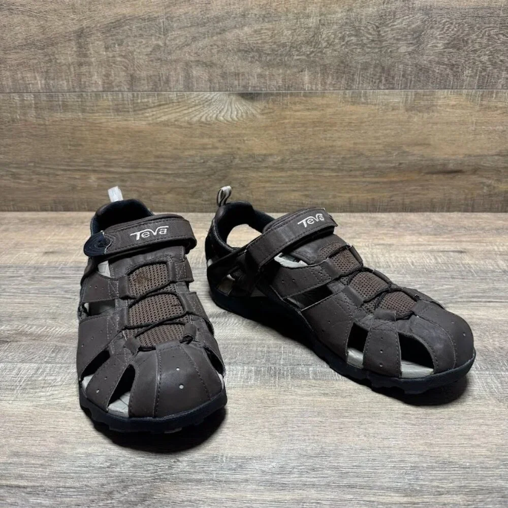 Teva Deacon Brown Sport Sandals Men's Size 10